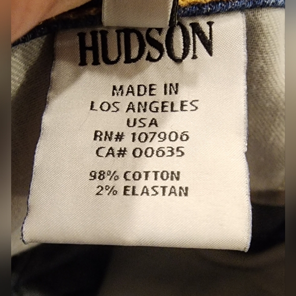 Hudson Bacara straight flood cuffed jeans, size 26 - Picture 6 of 10